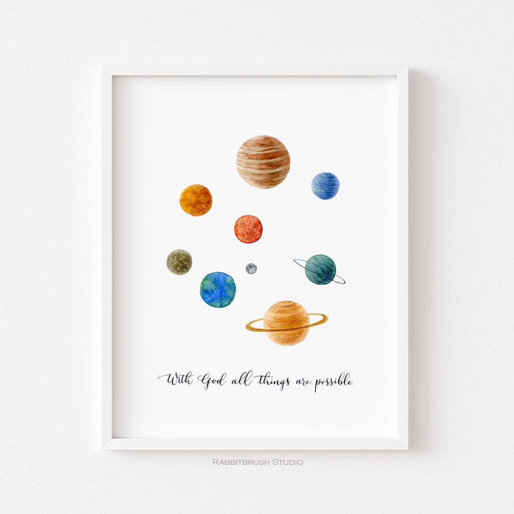8 Planets and the Moon - Matthew 19:16