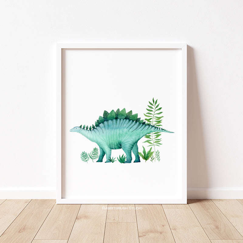 Green Dino - Art Print