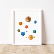 Load image into Gallery viewer, 8 Planets and the Moon - Art Print

