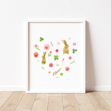 Load image into Gallery viewer, Heart Rabbit - Art Print

