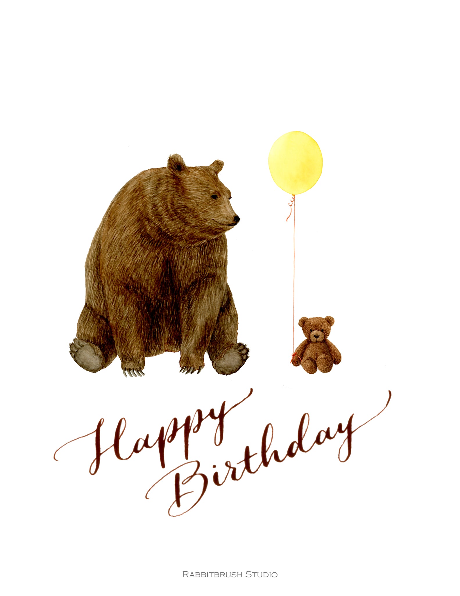 BUILD-A-BEAR Happy Birthday, Bear and Rabbit 2007 Gift Card ( $0 )