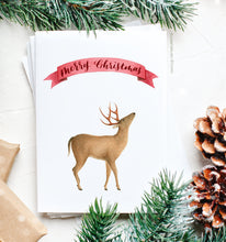 Load image into Gallery viewer, Deer Christmas Card
