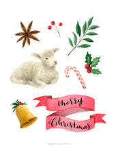 Load image into Gallery viewer, Baby Lamb Christmas Card

