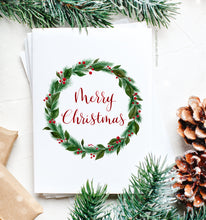 Load image into Gallery viewer, Red Berry Christmas Card
