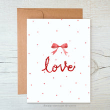 Load image into Gallery viewer, Polka dots Love Card
