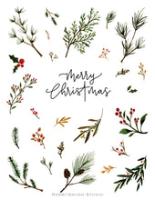 Load image into Gallery viewer, Christmas Foliage Card
