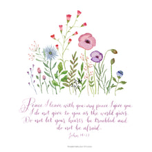 Load image into Gallery viewer, Wildflower - John 14:27
